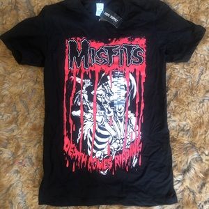 Misfits Death Comes Ripping Women’s Shirt Small